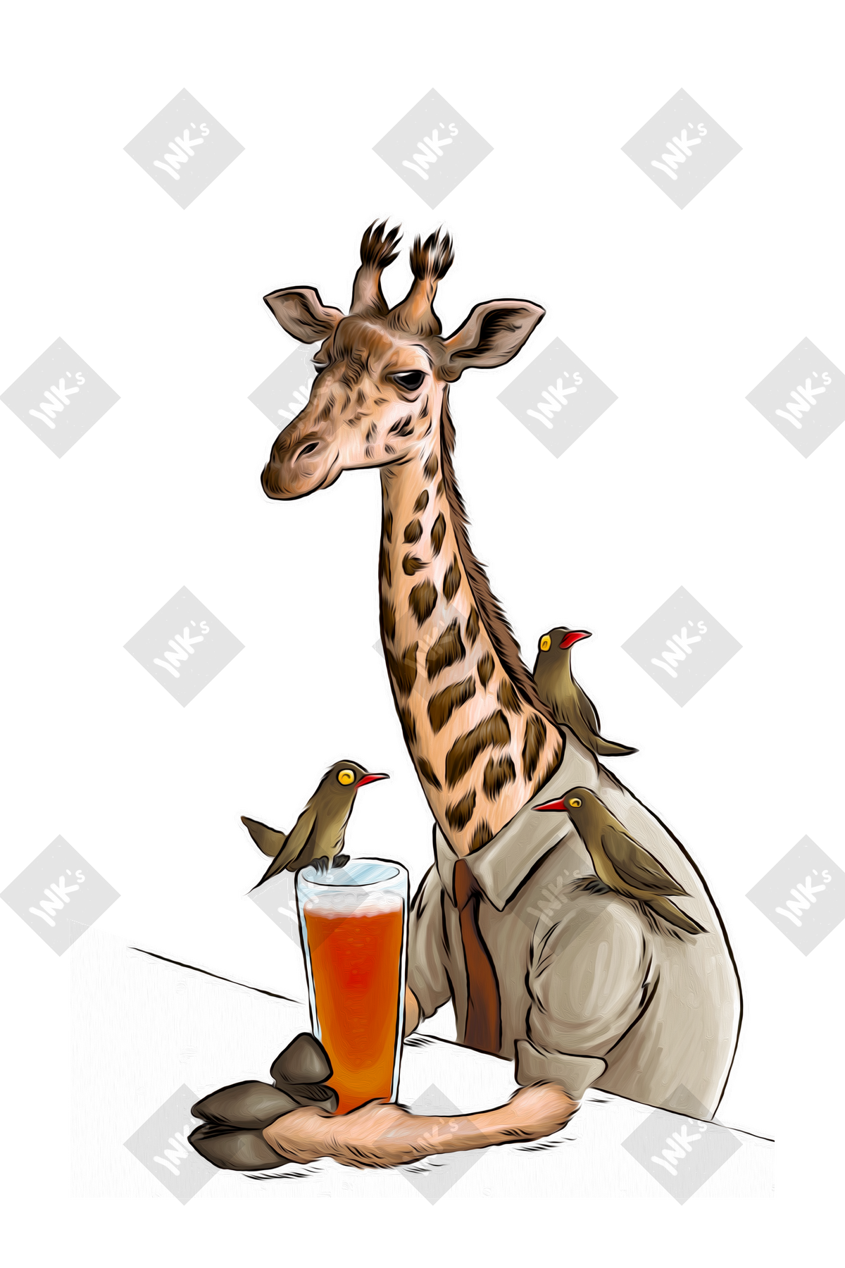 (wh-002) Giraffe