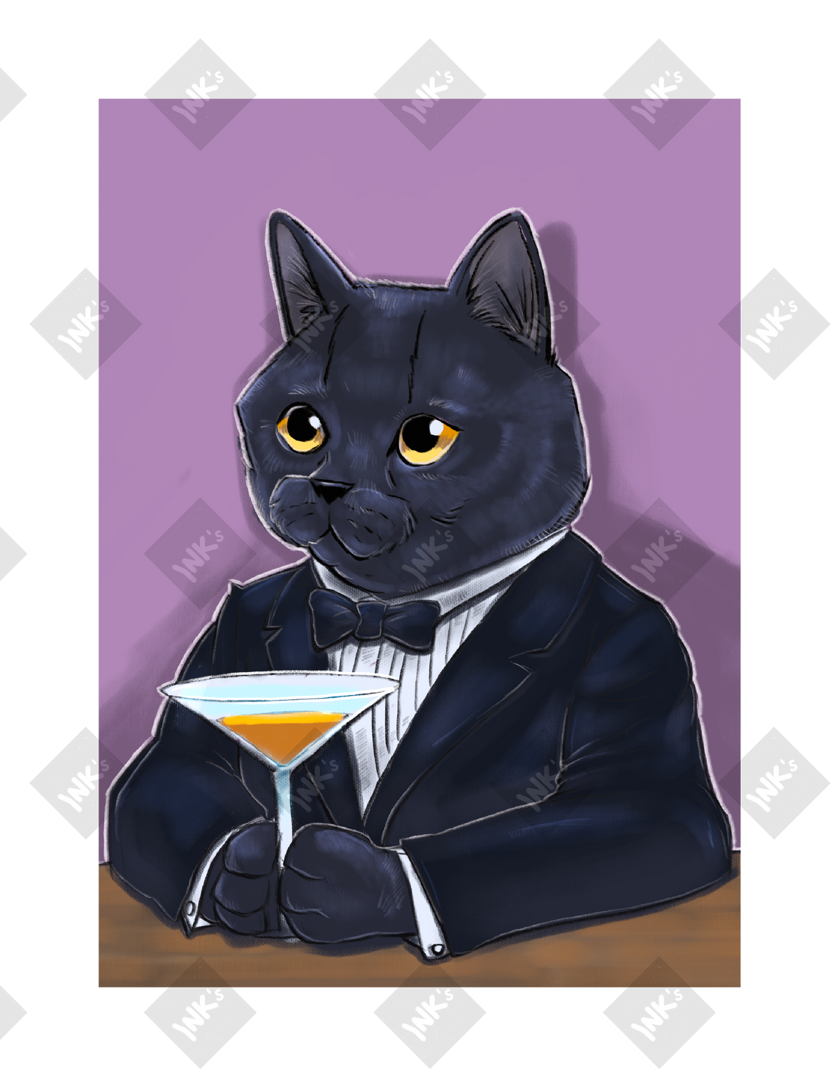 (wh-005) Tuxedo Cat
