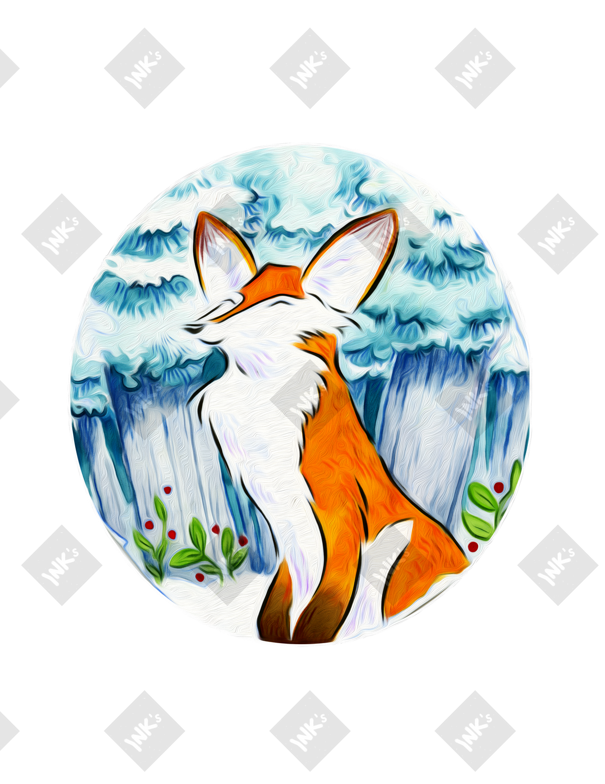 (aw-003) Winter Fox