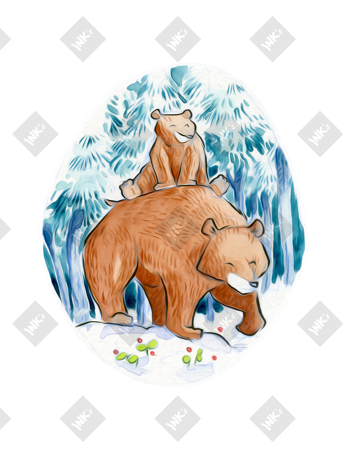 (aw-004) Winter Bears