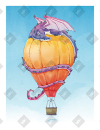 Balloon Nap art print by Inkchievous