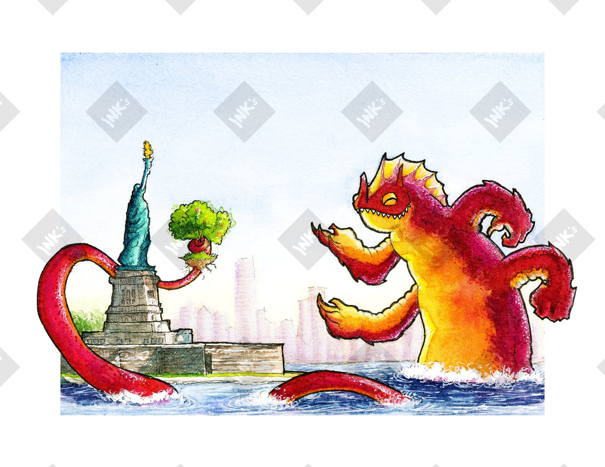 Liberty art print by Inkchievous