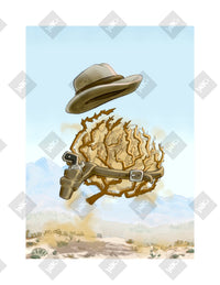 Tumbleweed art print by Inkchievous