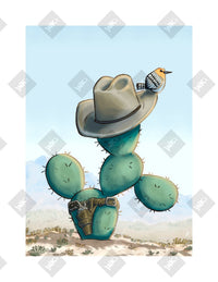 Prickly Pear art print by Inkchievous